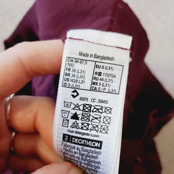 Decathlon Modul Hiking Convertible Zip Off Water Repellent Utility Pants 28 - Picture 4 of 8